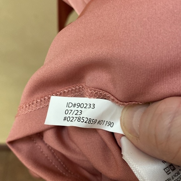 Express Satin V-neck Sleeveless Tie Waist Surplice Midi Dress - Picture 8 of 9